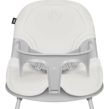 Lionelo - Sedia da pranzo per bambini 2in1 DALIA bianco/grigio