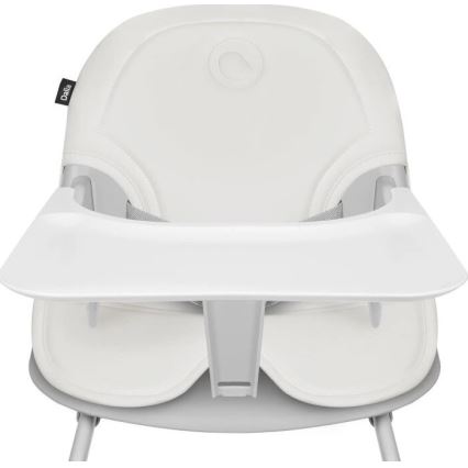 Lionelo - Sedia da pranzo per bambini 2in1 DALIA bianco/grigio