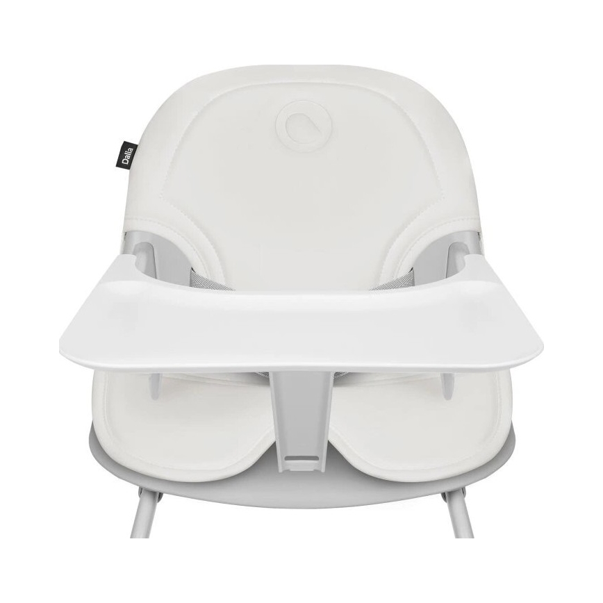 Lionelo - Sedia da pranzo per bambini 2in1 DALIA bianco/grigio