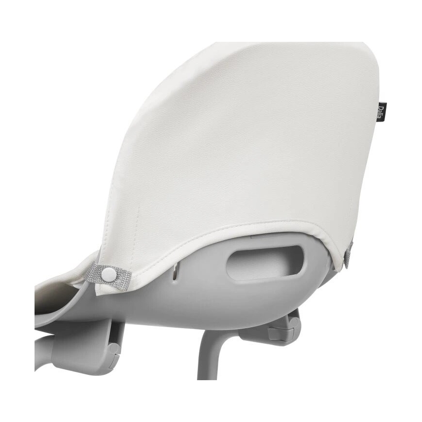 Lionelo - Sedia da pranzo per bambini 2in1 DALIA bianco/grigio