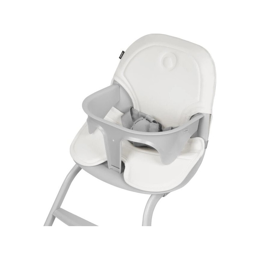 Lionelo - Sedia da pranzo per bambini 2in1 DALIA bianco/grigio