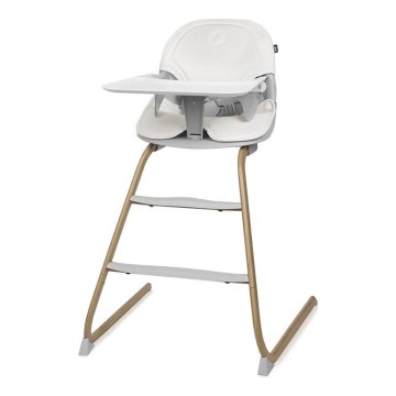 Lionelo - Sedia da pranzo per bambini 2in1 DALIA bianco/marrone