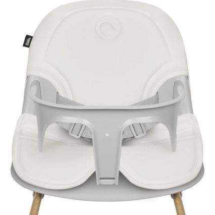 Lionelo - Sedia da pranzo per bambini 2in1 DALIA bianco/marrone