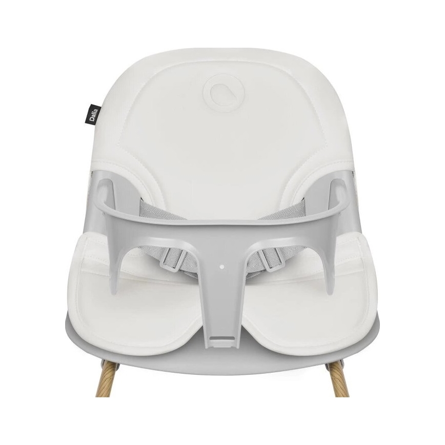Lionelo - Sedia da pranzo per bambini 2in1 DALIA bianco/marrone