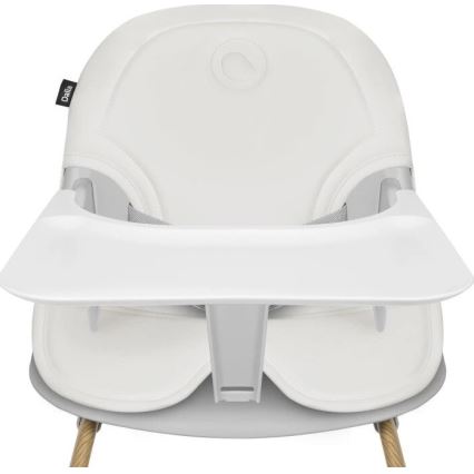 Lionelo - Sedia da pranzo per bambini 2in1 DALIA bianco/marrone
