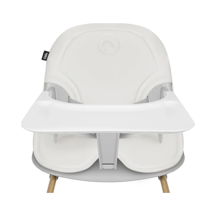 Lionelo - Sedia da pranzo per bambini 2in1 DALIA bianco/marrone