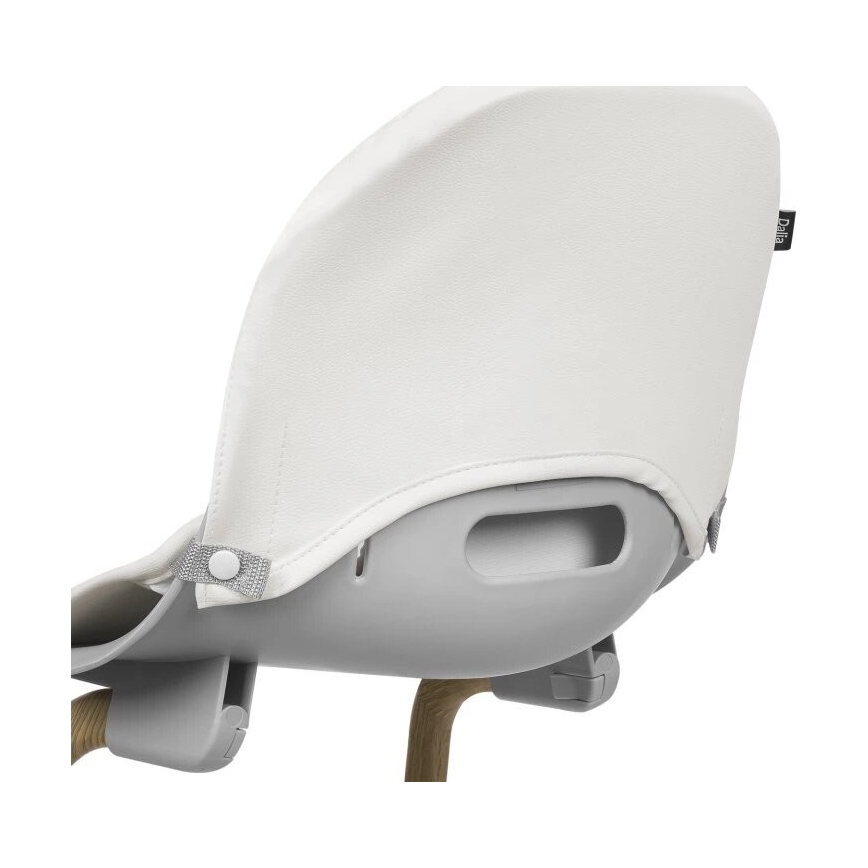Lionelo - Sedia da pranzo per bambini 2in1 DALIA bianco/marrone
