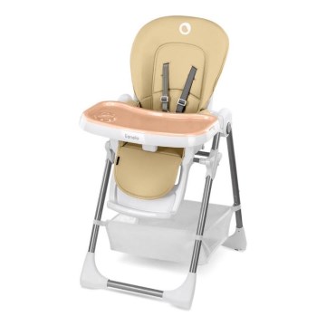 Lionelo - Sedia da pranzo per bambini LINN PLUS bianco/beige