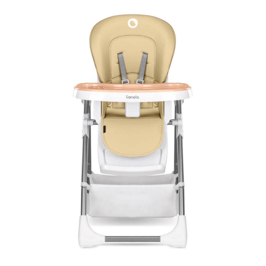 Lionelo - Sedia da pranzo per bambini LINN PLUS bianco/beige
