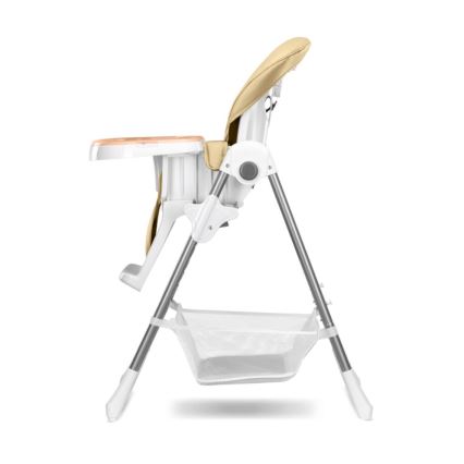 Lionelo - Sedia da pranzo per bambini LINN PLUS bianco/beige