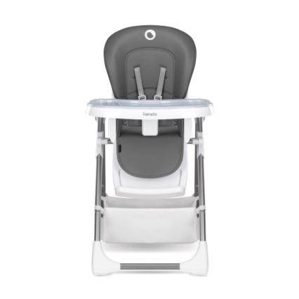 Lionelo - Sedia da pranzo per bambini LINN PLUS bianco/grigio