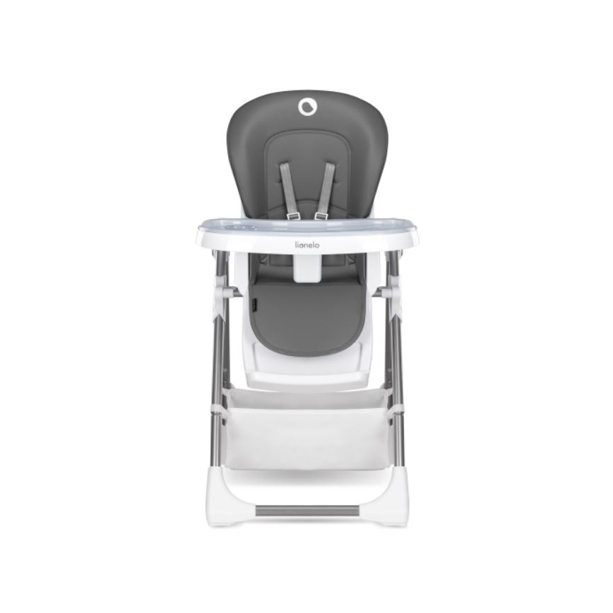 Lionelo - Sedia da pranzo per bambini LINN PLUS bianco/grigio