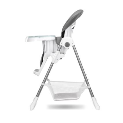 Lionelo - Sedia da pranzo per bambini LINN PLUS bianco/grigio