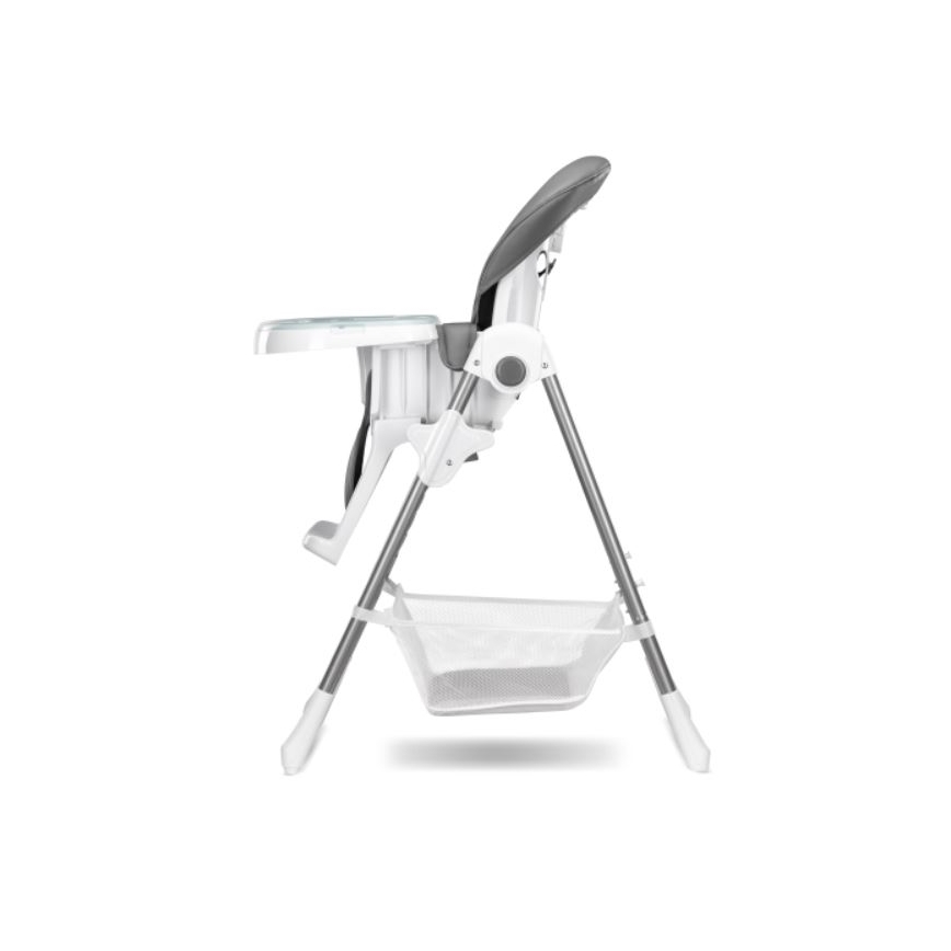 Lionelo - Sedia da pranzo per bambini LINN PLUS bianco/grigio