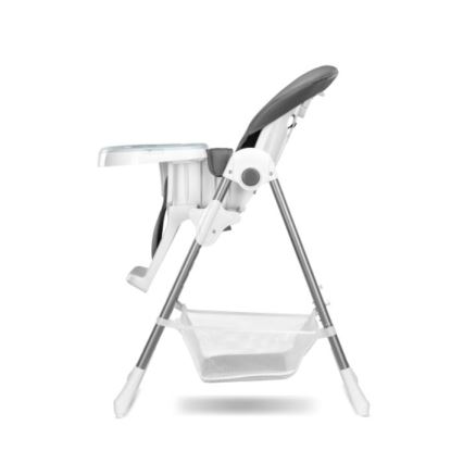 Lionelo - Sedia da pranzo per bambini LINN PLUS bianco/grigio