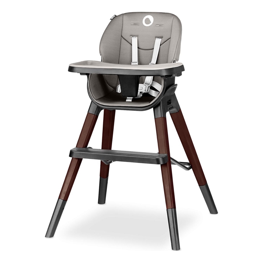Lionelo - Sedia da pranzo per bambini MONA Black Onyx