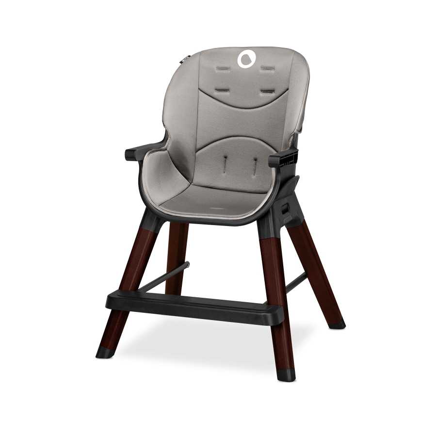 Lionelo - Sedia da pranzo per bambini MONA Black Onyx