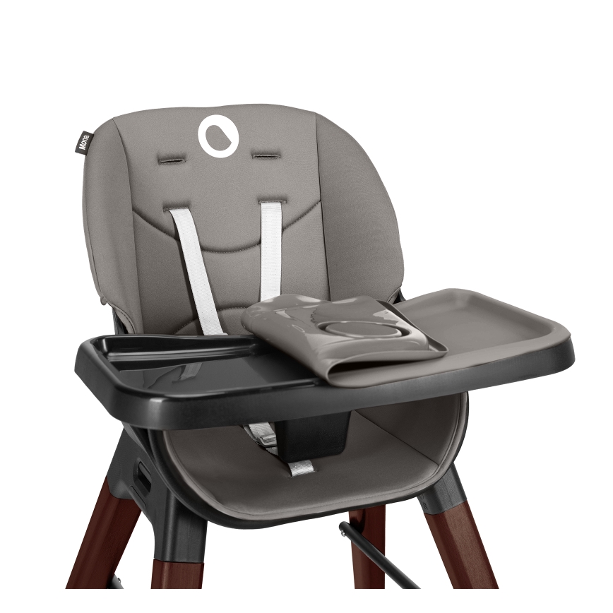 Lionelo - Sedia da pranzo per bambini MONA Black Onyx