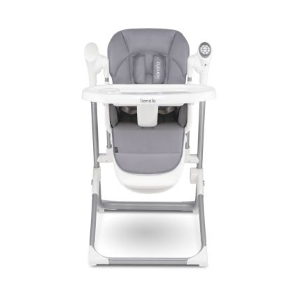 Lionelo - Sedia da pranzo per bambini NILES Grigio 4xAA