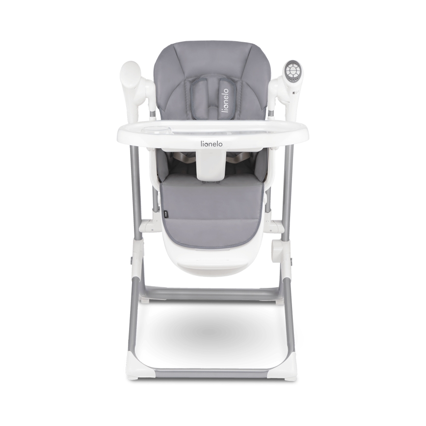 Lionelo - Sedia da pranzo per bambini NILES Grigio 4xAA