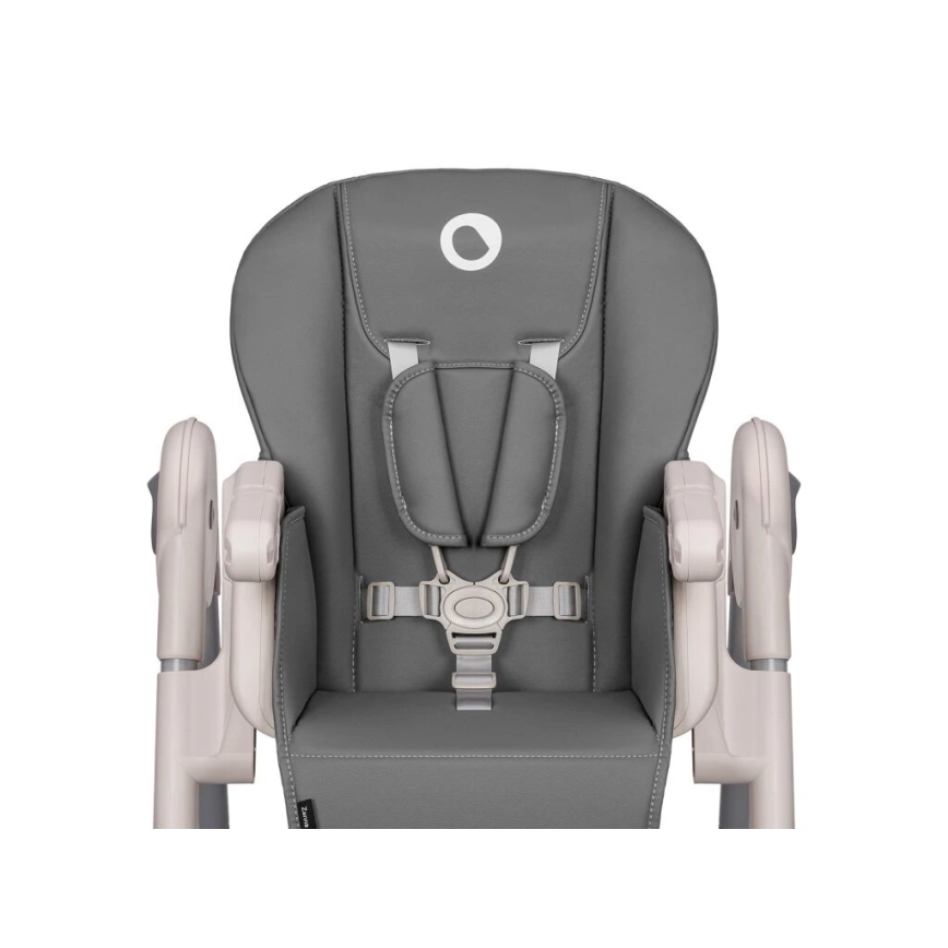 Lionelo - Sedia da pranzo per bambini ZANNA grigia