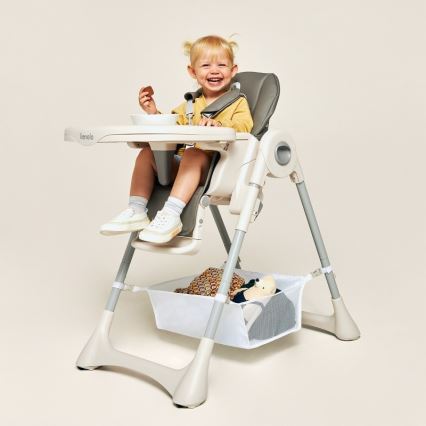 Lionelo - Sedia da pranzo per bambini ZANNA grigio