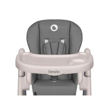 Lionelo - Sedia da pranzo per bambini ZANNA grigio