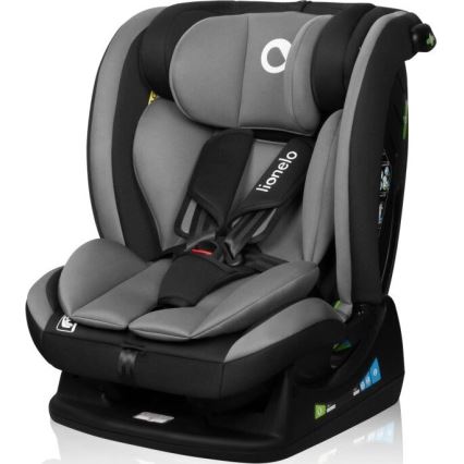 Lionelo - Seggiolino auto AART i-Dimensioni 40-150 cm nero/grigio
