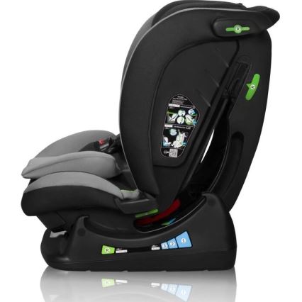 Lionelo - Seggiolino auto AART i-Dimensioni 40-150 cm nero/grigio