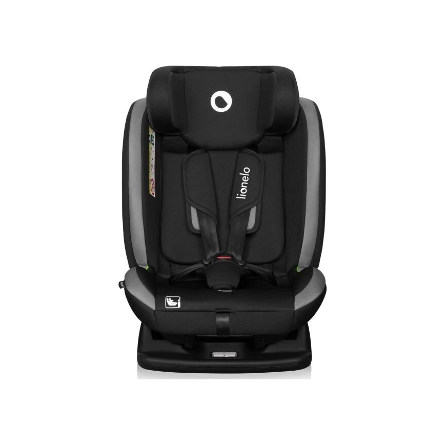 Lionelo - Seggiolino auto AART i-Dimensioni 40-150 cm nero/grigio