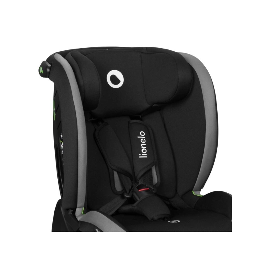 Lionelo - Seggiolino auto AART i-Dimensioni 40-150 cm nero/grigio