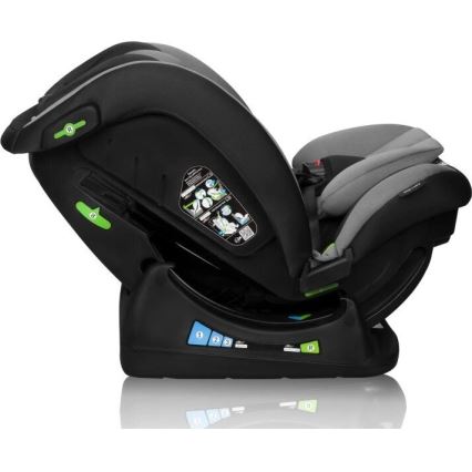 Lionelo - Seggiolino auto AART i-Dimensioni 40-150 cm nero/grigio