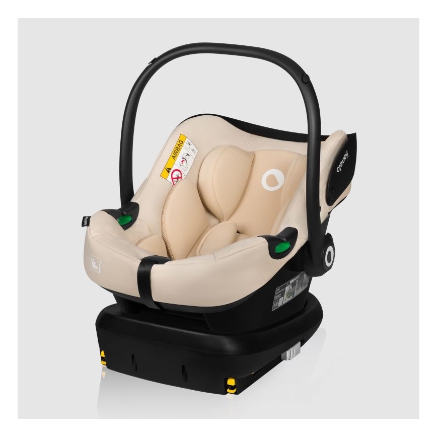 Lionelo - Seggiolino auto ASTRID i-Dimensioni 40-87 cm beige
