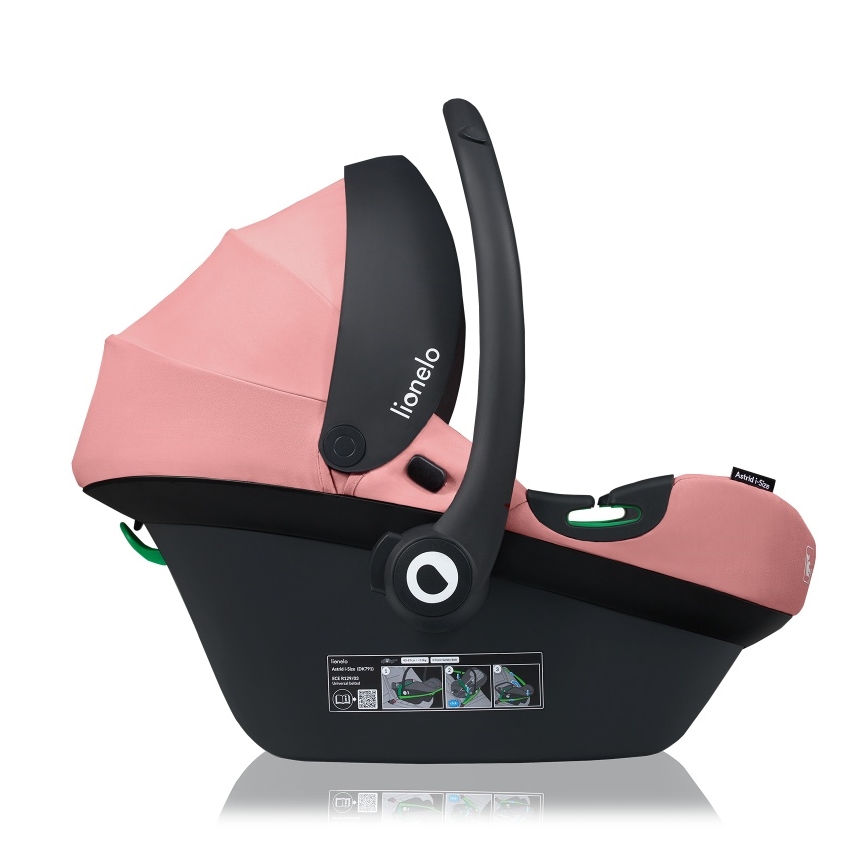 Lionelo - Seggiolino auto ASTRID i-Size 40-87 cm Rosa Corallo
