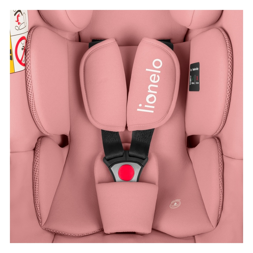 Lionelo - Seggiolino auto ASTRID i-Size 40-87 cm Rosa Corallo