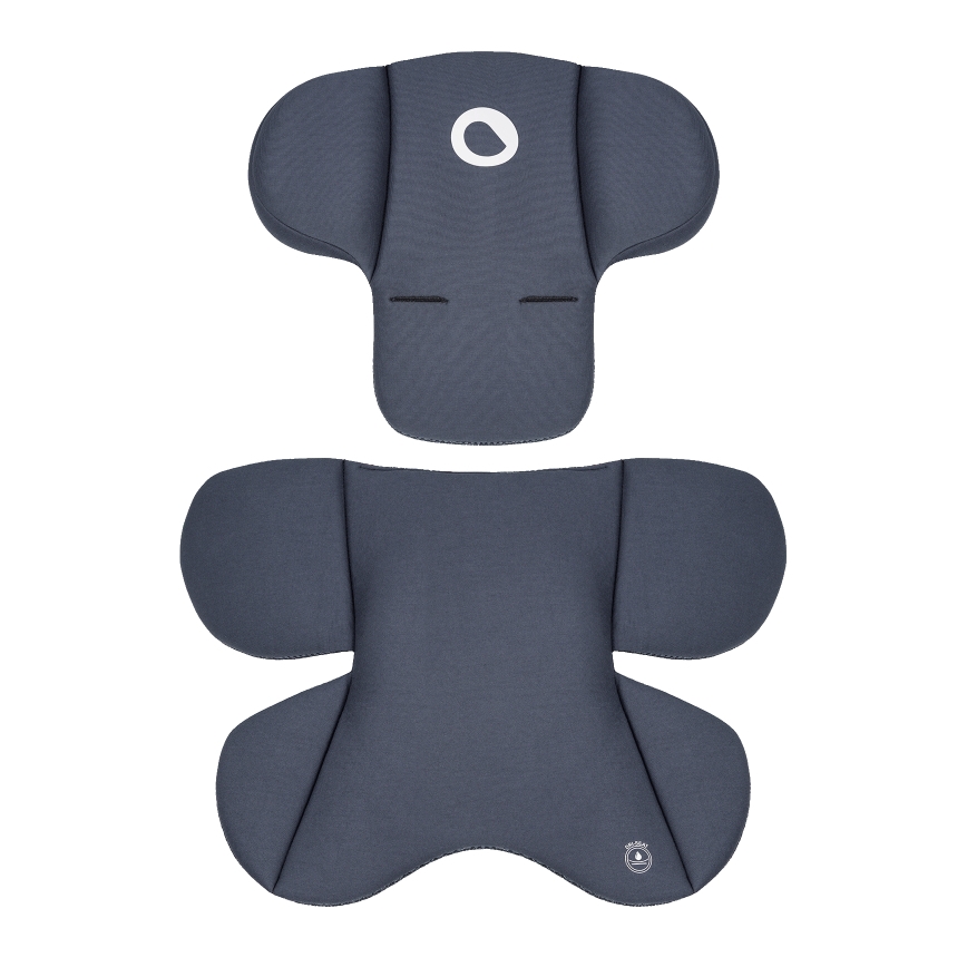 Lionelo - Seggiolino auto ASTRID SET i-Size 40-87 cm con base girevole Nero/Grigio