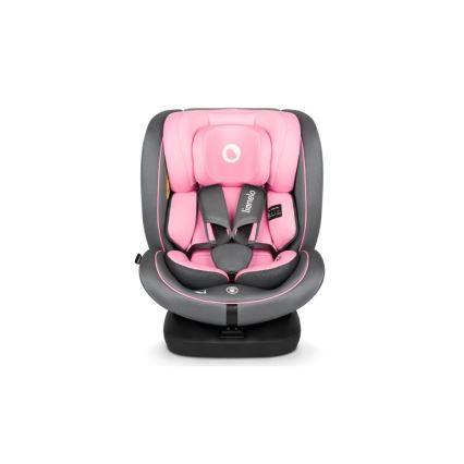 Lionelo - Seggiolino auto BASTIAAN i-Dimensioni 40-150 cm grigio/rosa