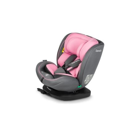 Lionelo - Seggiolino auto BASTIAAN i-Dimensioni 40-150 cm grigio/rosa