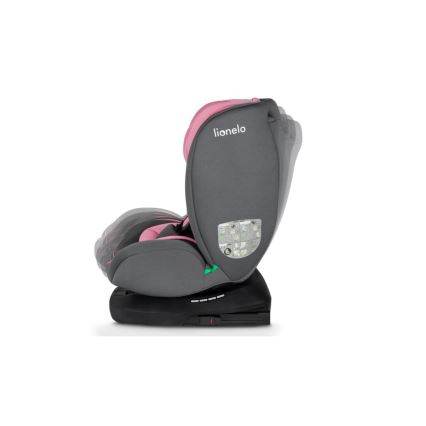 Lionelo - Seggiolino auto BASTIAAN i-Dimensioni 40-150 cm grigio/rosa