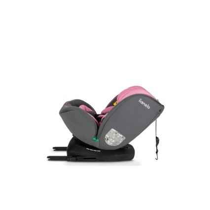 Lionelo - Seggiolino auto BASTIAAN i-Dimensioni 40-150 cm grigio/rosa