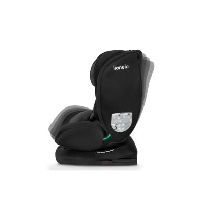 Lionelo - Seggiolino auto BASTIAAN i-Dimensioni 40-150 cm nero/grigio