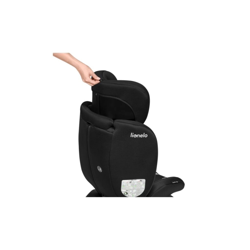 Lionelo - Seggiolino auto BASTIAAN i-Dimensioni 40-150 cm nero/grigio