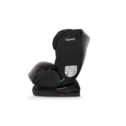 Lionelo - Seggiolino auto BASTIAAN i-Size 40-150 cm nero/rosso