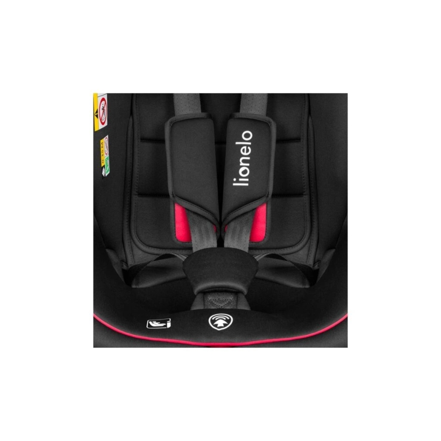 Lionelo - Seggiolino auto BASTIAAN i-Size 40-150 cm nero/rosso