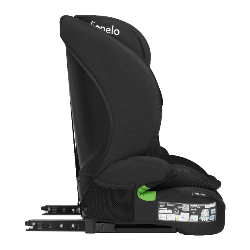 Lionelo - Seggiolino auto BILLY i-Size 76-150 cm Nero Carbonio