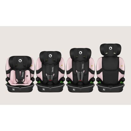 Lionelo - Seggiolino auto BILLY i-Size 76-150 cm Rosa baby