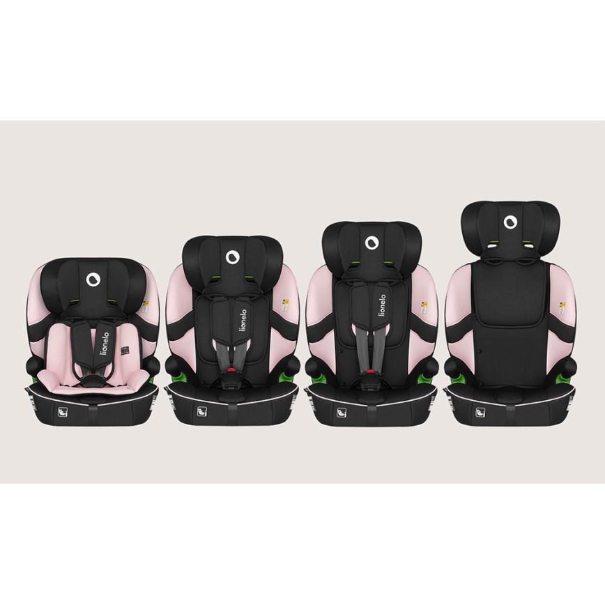 Lionelo - Seggiolino auto BILLY i-Size 76-150 cm Rosa baby
