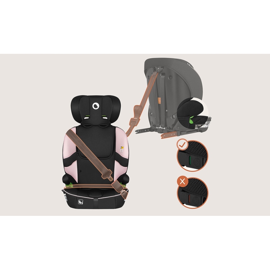 Lionelo - Seggiolino auto BILLY i-Size 76-150 cm Rosa baby