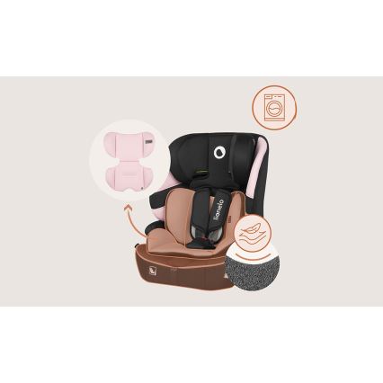 Lionelo - Seggiolino auto BILLY i-Size 76-150 cm Rosa baby