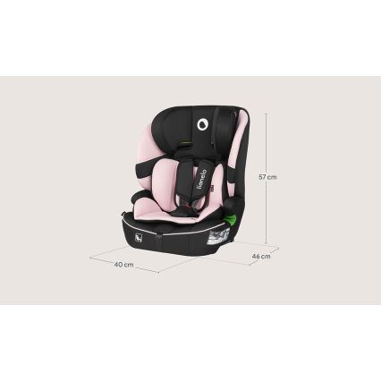 Lionelo - Seggiolino auto BILLY i-Size 76-150 cm Rosa baby